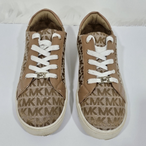 Michael kors women's sneakers brown/tan sz.5 - Picture 6 of 13